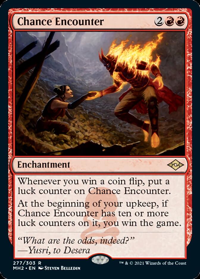 Chance Encounter (Foil Etched) [Modern Horizons 2] | Card Merchant Takapuna