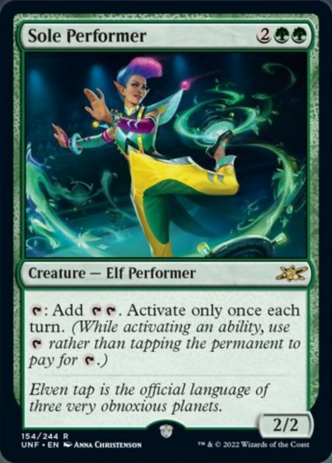 Sole Performer [Unfinity] | Card Merchant Takapuna