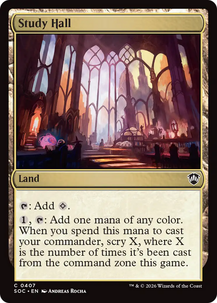 Study Hall [Secrets of Strixhaven Commander] | Card Merchant Takapuna
