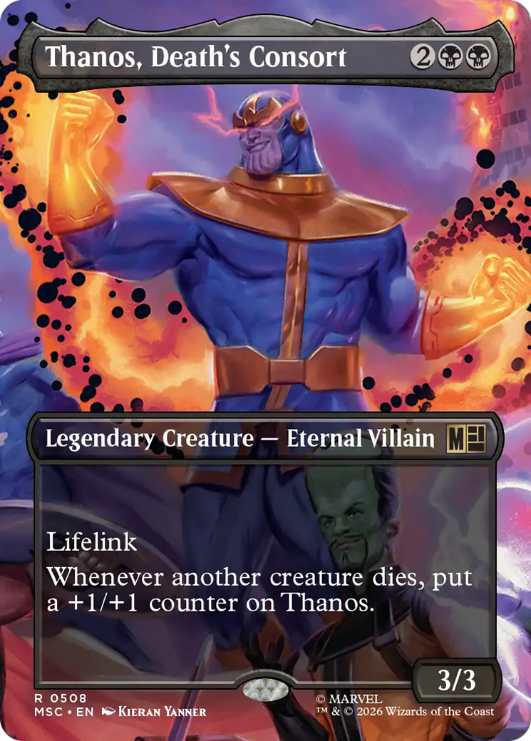 Thanos, Death's Consort (Extended Art) [Marvel Super Heroes Commander] | Card Merchant Takapuna