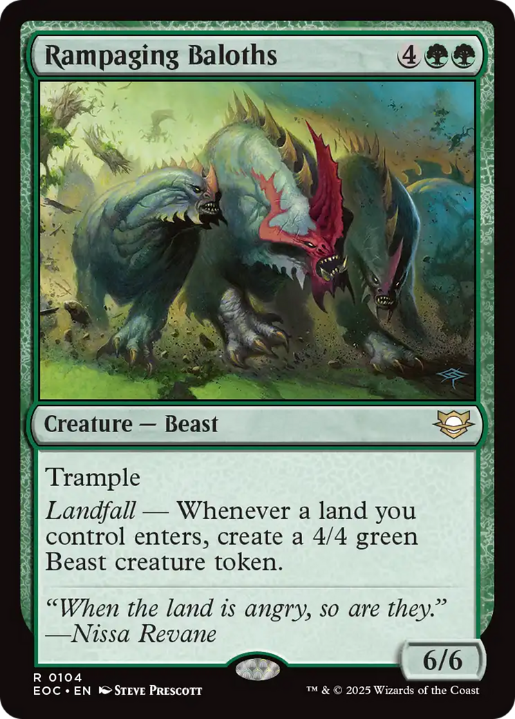 Rampaging Baloths [Edge of Eternities Commander] | Card Merchant Takapuna