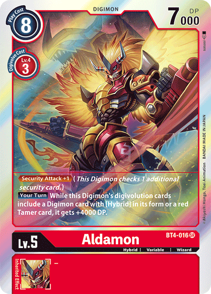 Aldamon [BT4-016] [Great Legend] | Card Merchant Takapuna
