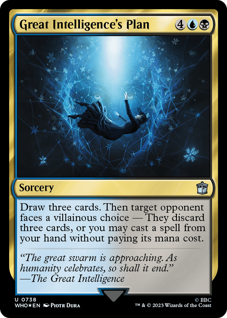 Great Intelligence's Plan (Surge Foil) [Doctor Who] | Card Merchant Takapuna
