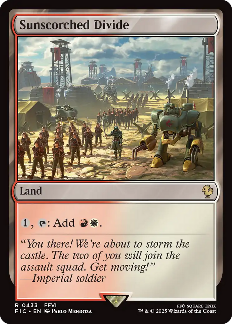 Sunscorched Divide [FINAL FANTASY Commander] | Card Merchant Takapuna
