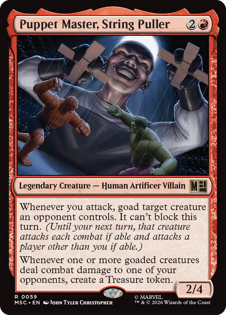 Puppet Master, String Puller [Marvel Super Heroes Commander] | Card Merchant Takapuna