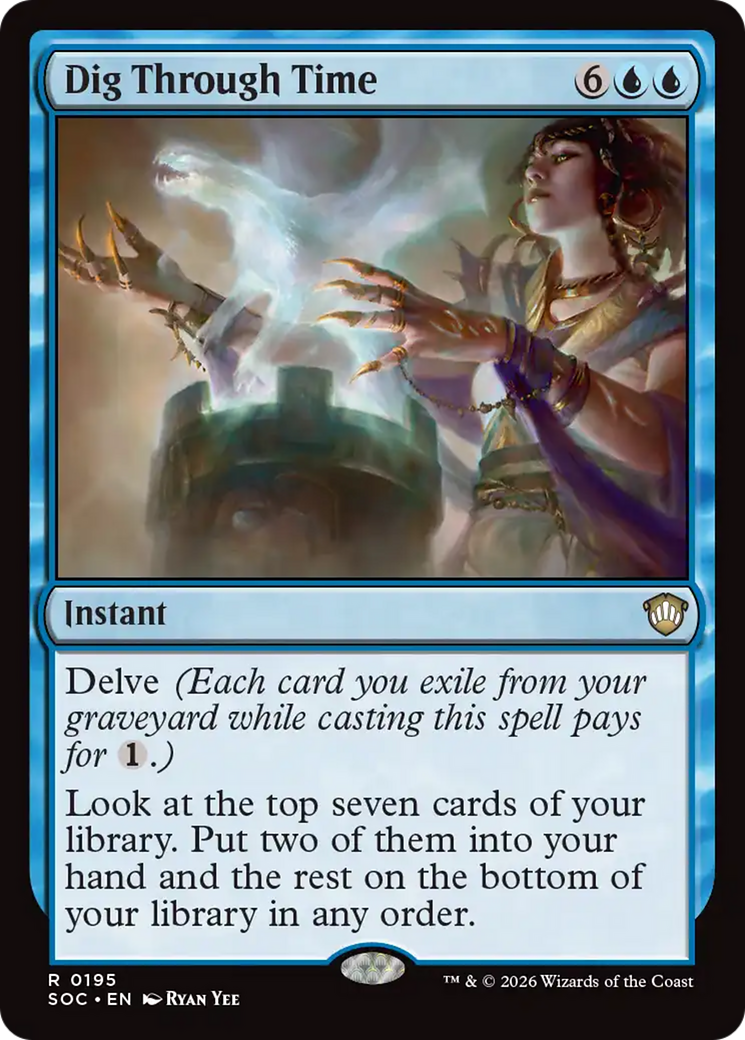 Dig Through Time [Secrets of Strixhaven Commander] | Card Merchant Takapuna