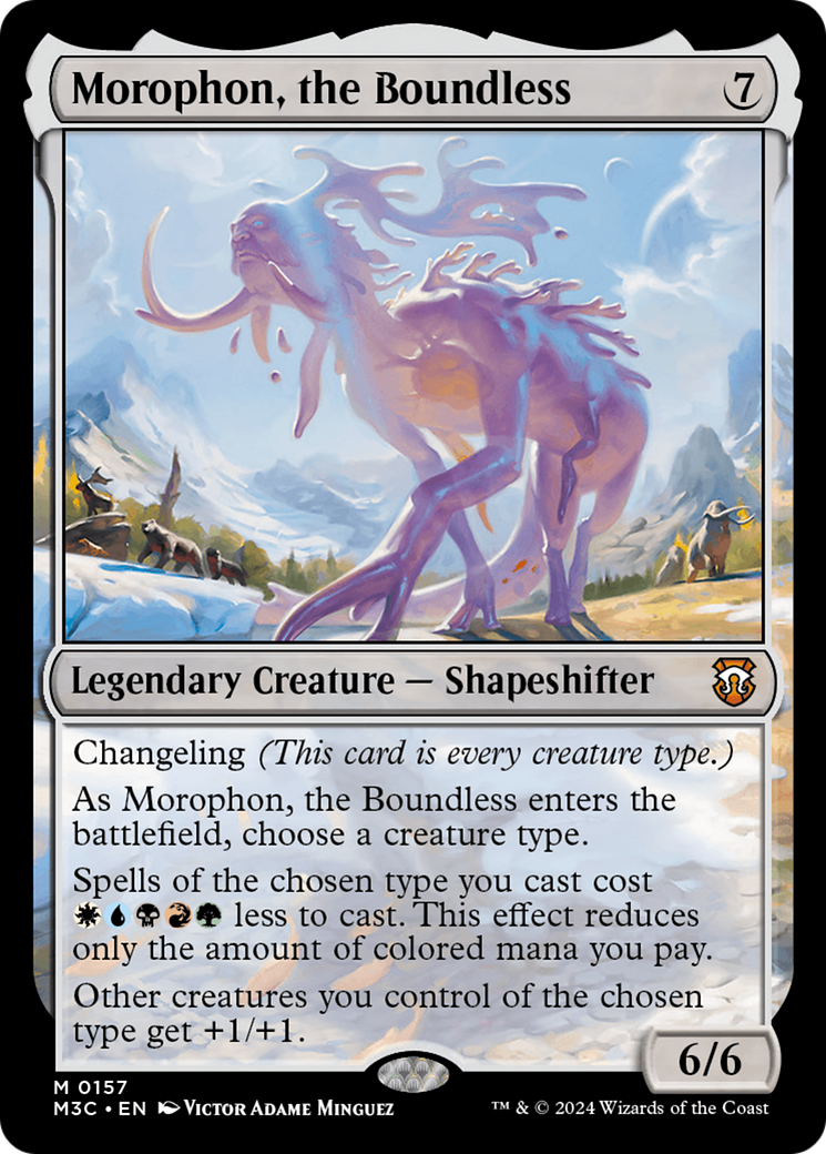 Morophon, the Boundless (Ripple Foil) [Modern Horizons 3 Commander] | Card Merchant Takapuna