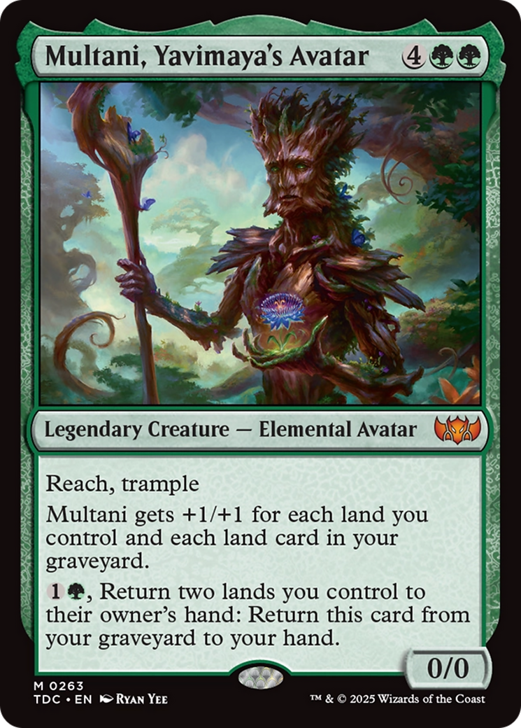 Multani, Yavimaya's Avatar [Tarkir: Dragonstorm Commander] | Card Merchant Takapuna