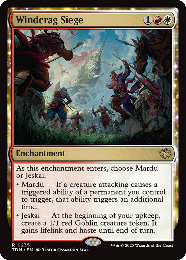 Windcrag Siege [Tarkir: Dragonstorm] | Card Merchant Takapuna
