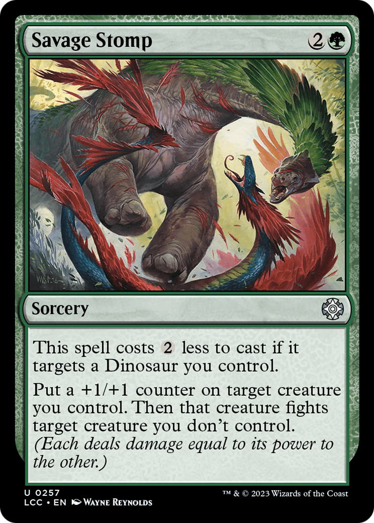 Savage Stomp [The Lost Caverns of Ixalan Commander] | Card Merchant Takapuna