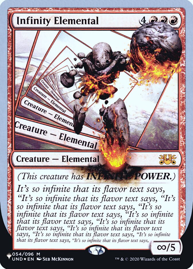 Infinity Elemental (Unfinity Foil Edition) [The List] | Card Merchant Takapuna
