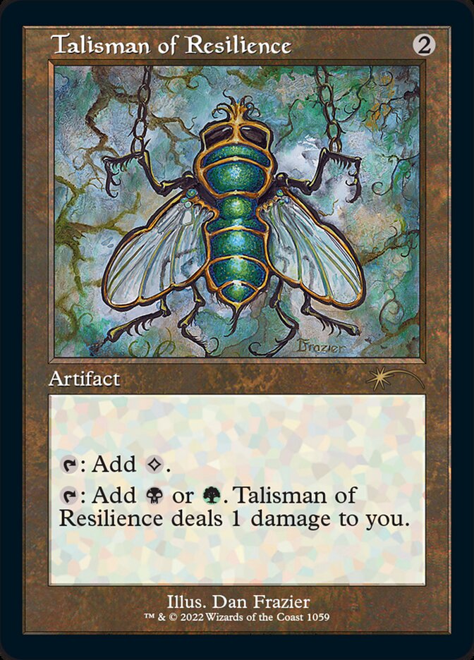 Talisman of Resilience (Foil Etched) [Secret Lair Drop Series] | Card Merchant Takapuna