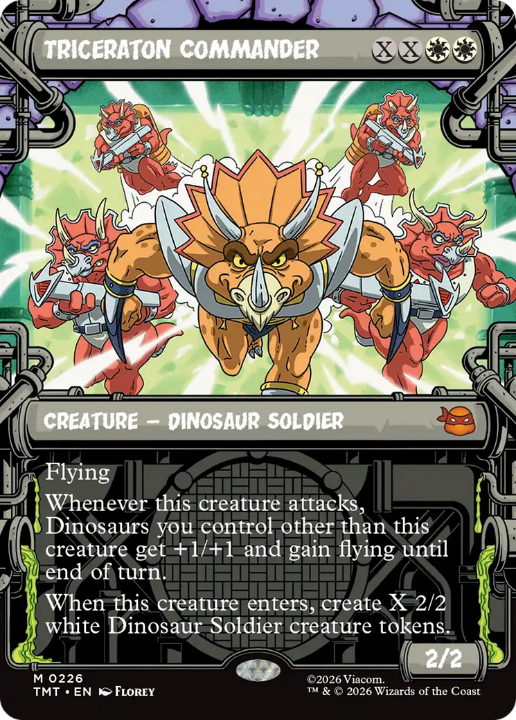 Triceraton Commander (Showcase) [Teenage Mutant Ninja Turtles] | Card Merchant Takapuna