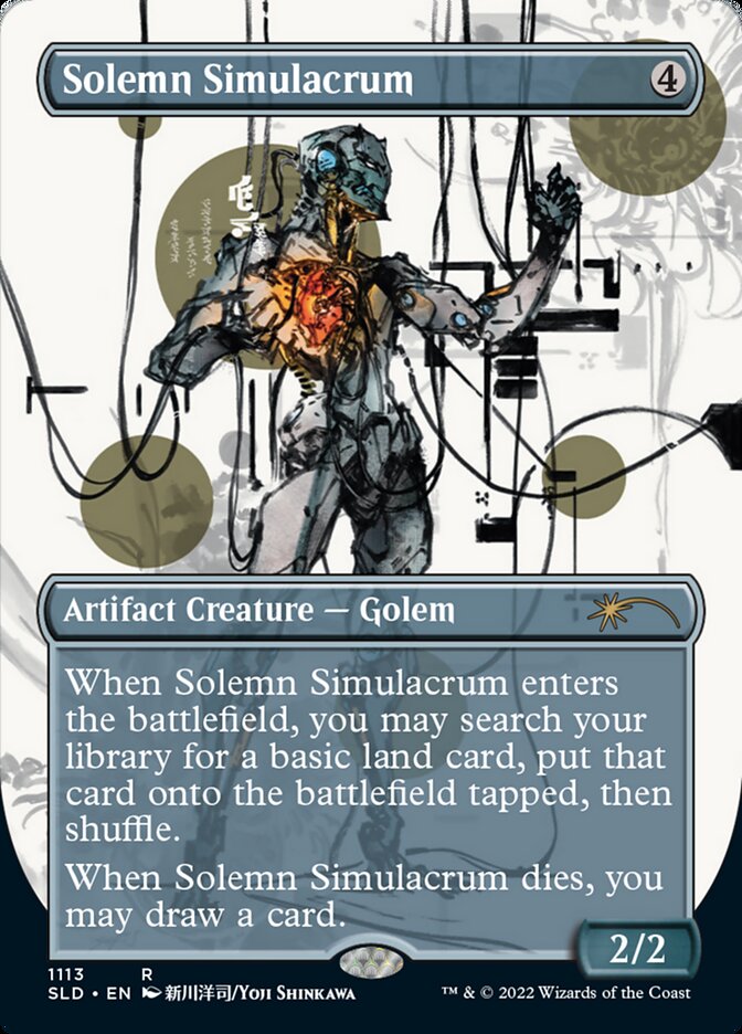 Solemn Simulacrum (1113) (Borderless) [Secret Lair Drop Series] | Card Merchant Takapuna