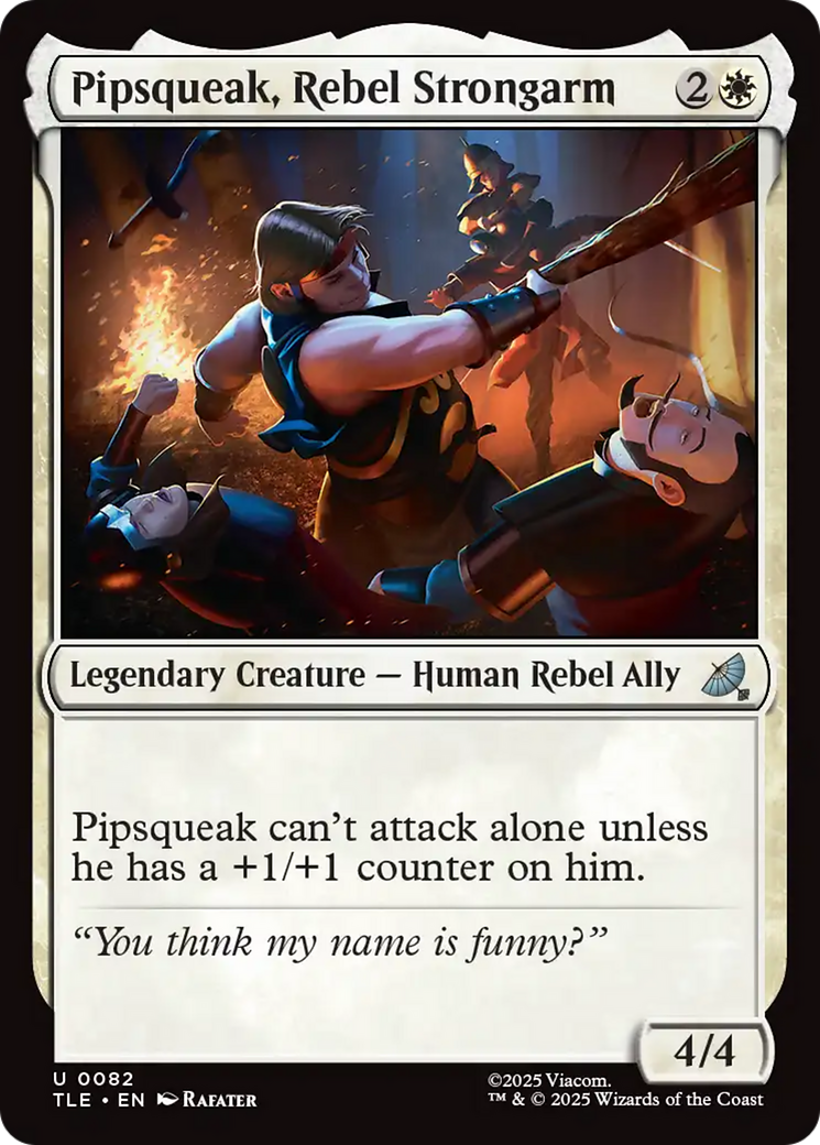 Pipsqueak, Rebel Strongarm [Avatar: The Last Airbender: Eternal-Legal] | Card Merchant Takapuna