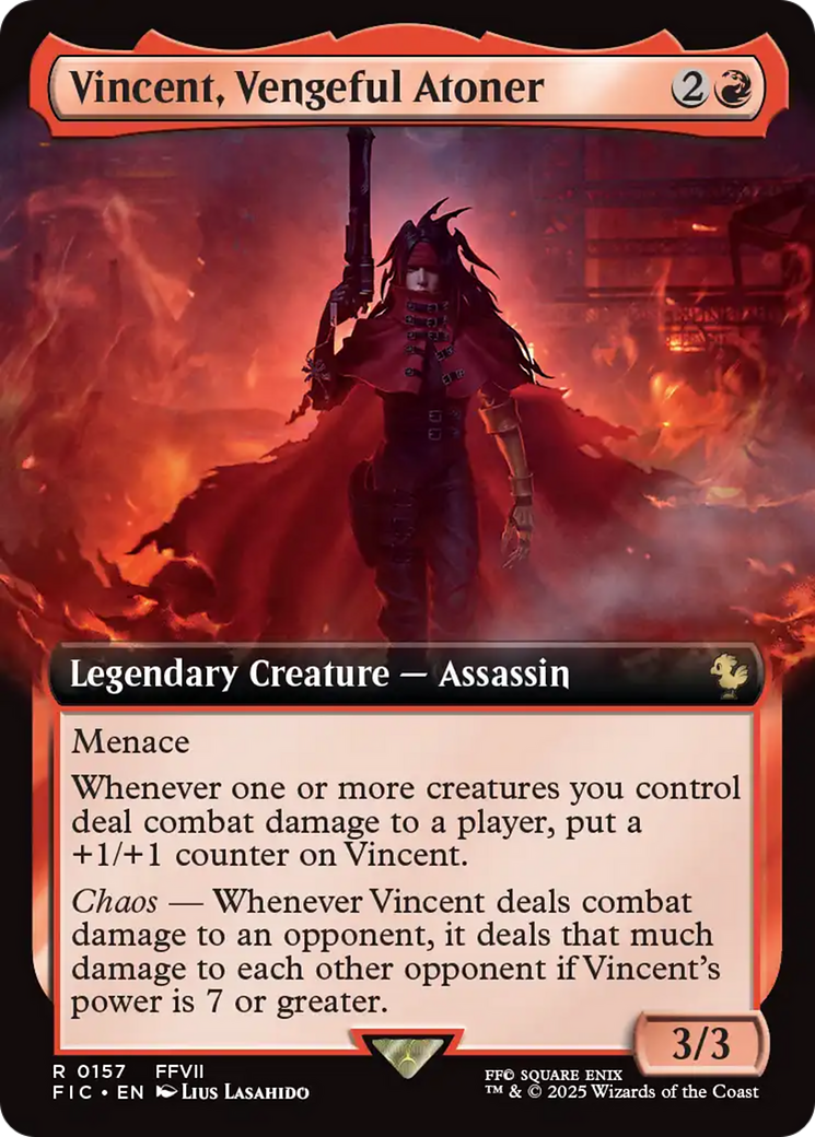 Vincent, Vengeful Atoner (Extended Art) [FINAL FANTASY Commander] | Card Merchant Takapuna