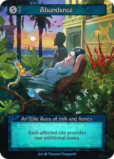 Abundance - Beta (Foil) | Card Merchant Takapuna