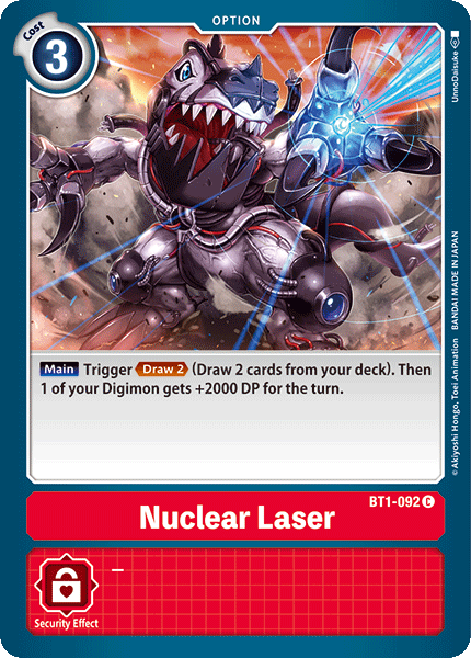 Nuclear Laser [BT1-092] [Release Special Booster Ver.1.0] | Card Merchant Takapuna