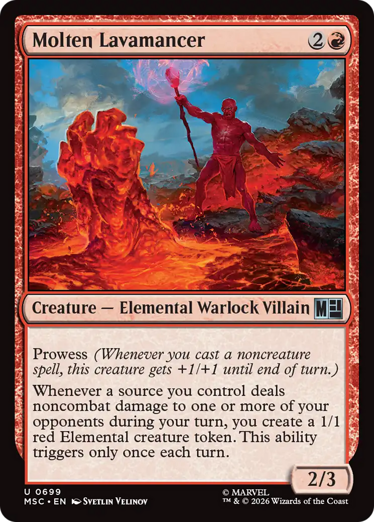 Molten Lavamancer [Marvel Super Heroes Commander] | Card Merchant Takapuna