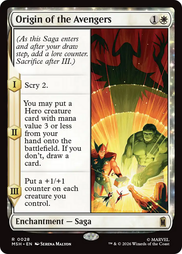 Origin of the Avengers [Marvel Super Heroes] | Card Merchant Takapuna
