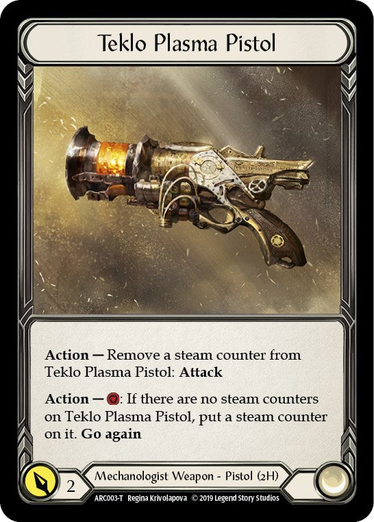 Crucible of Aetherweave // Teklo Plasma Pistol [ARC115 // ARC003] (Arcane Rising) | Card Merchant Takapuna