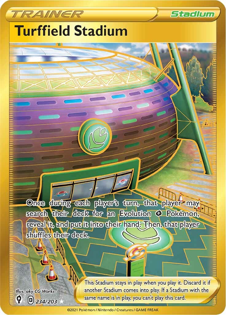 Turffield Stadium (234/203) [Sword & Shield: Evolving Skies] | Card Merchant Takapuna