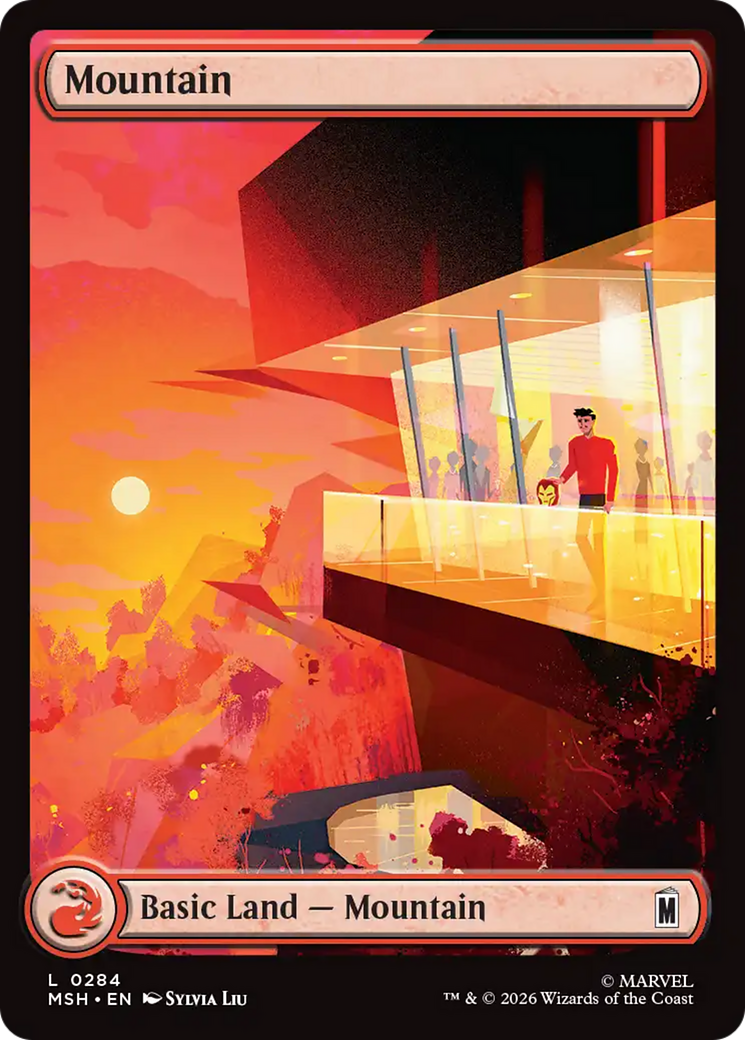 Mountain (0284) [Marvel Super Heroes] | Card Merchant Takapuna
