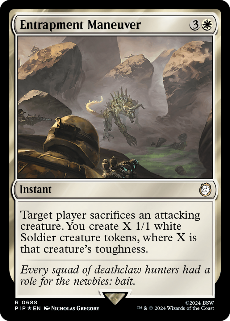 Entrapment Maneuver (Surge Foil) [Fallout] | Card Merchant Takapuna