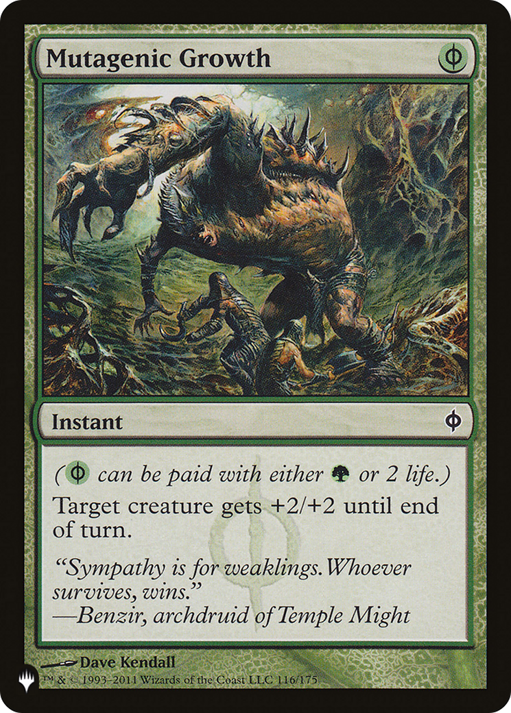 Mutagenic Growth [The List] | Card Merchant Takapuna