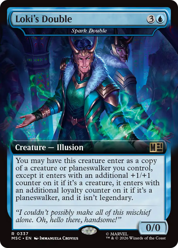 Loki's Double - Spark Double (Extended Art) [Marvel Super Heroes Commander] | Card Merchant Takapuna