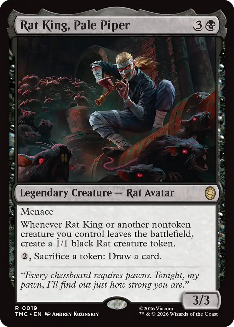 Rat King, Pale Piper [Teenage Mutant Ninja Turtles Commander] | Card Merchant Takapuna