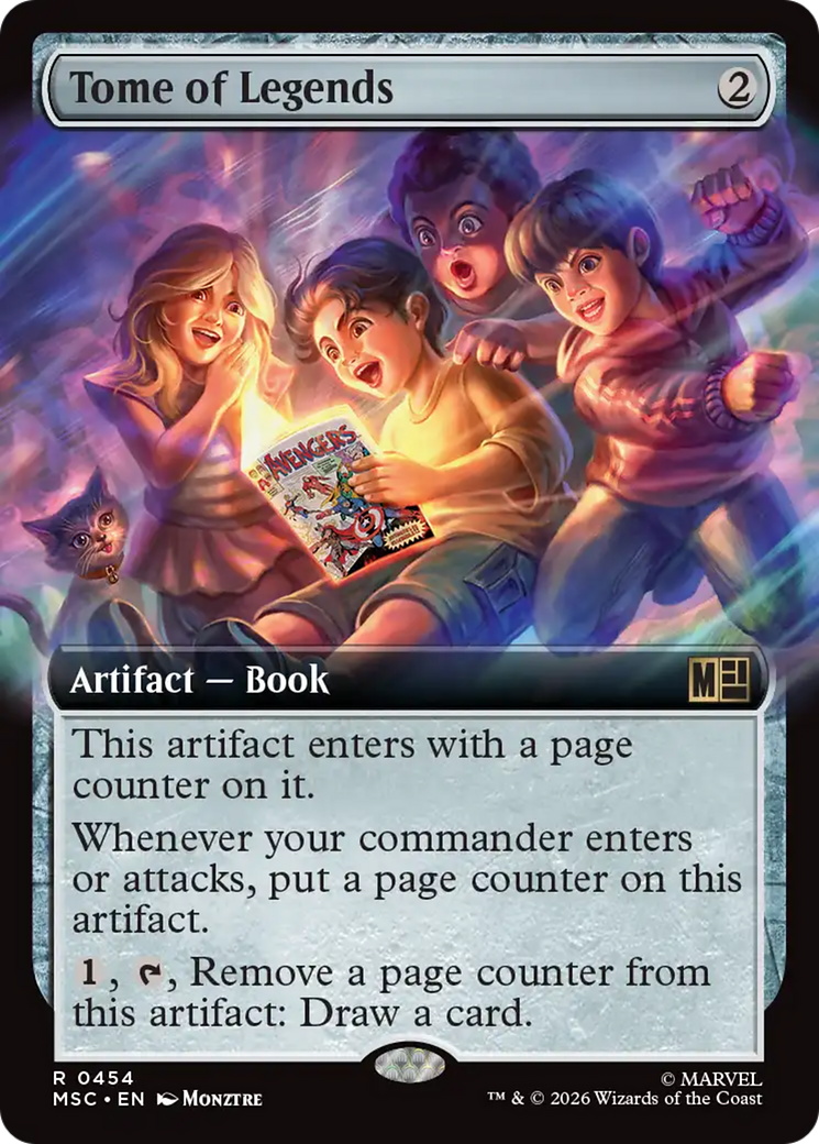 Tome of Legends (Extended Art) [Marvel Super Heroes Commander] | Card Merchant Takapuna