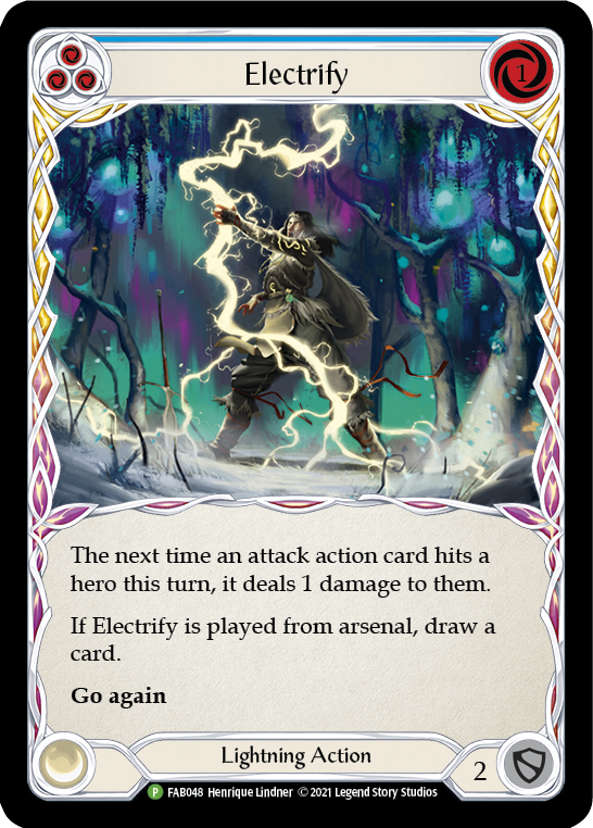 Electrify [FAB048] (Promo)  Rainbow Foil | Card Merchant Takapuna