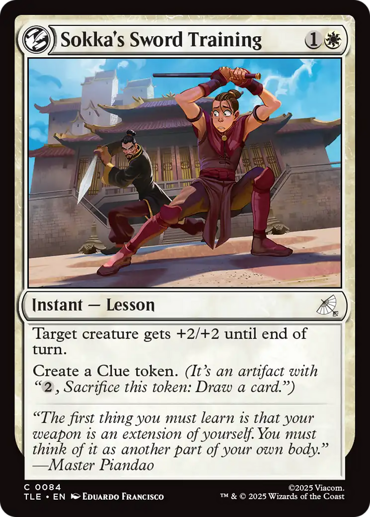 Sokka's Sword Training [Avatar: The Last Airbender: Eternal-Legal] | Card Merchant Takapuna