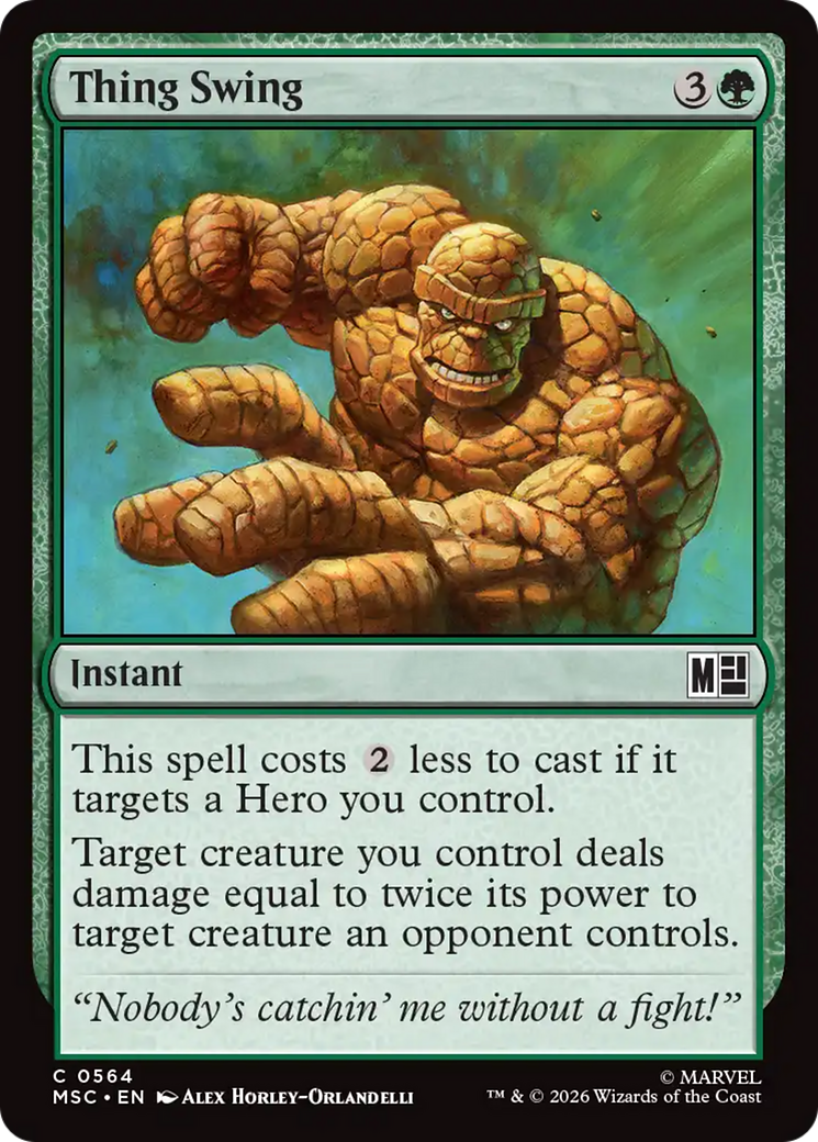 Thing Swing [Marvel Super Heroes Commander] | Card Merchant Takapuna