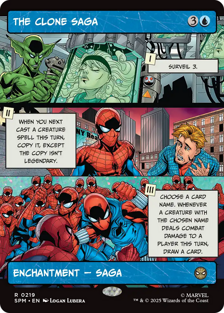 The Clone Saga (Borderless) [Marvel's Spider-Man] | Card Merchant Takapuna