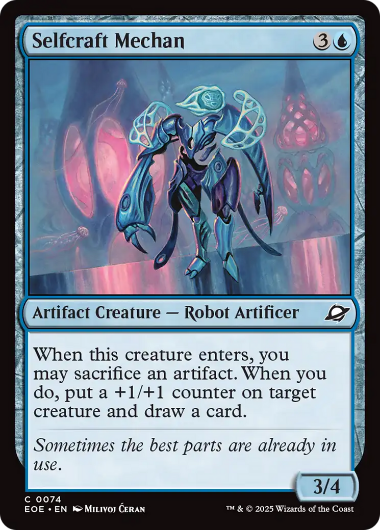 Selfcraft Mechan [Edge of Eternities] | Card Merchant Takapuna
