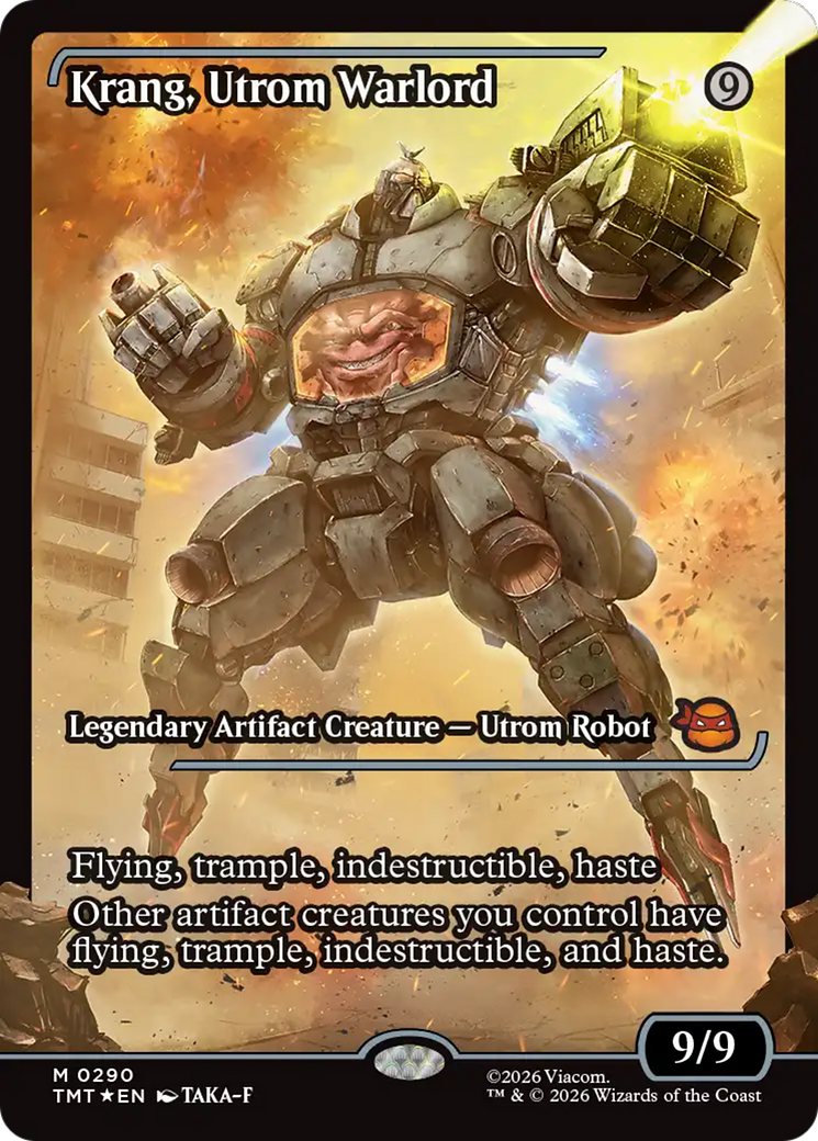 Krang, Utrom Warlord (Showcase) [Teenage Mutant Ninja Turtles] | Card Merchant Takapuna