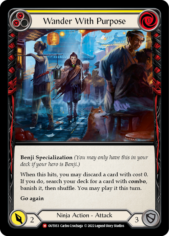 Wander With Purpose [OUT053] (Outsiders) | Card Merchant Takapuna