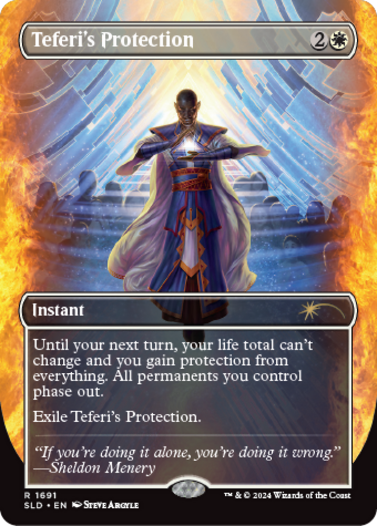 Teferi's Protection (1691) [Secret Lair: Sheldon's Spellbook] | Card Merchant Takapuna