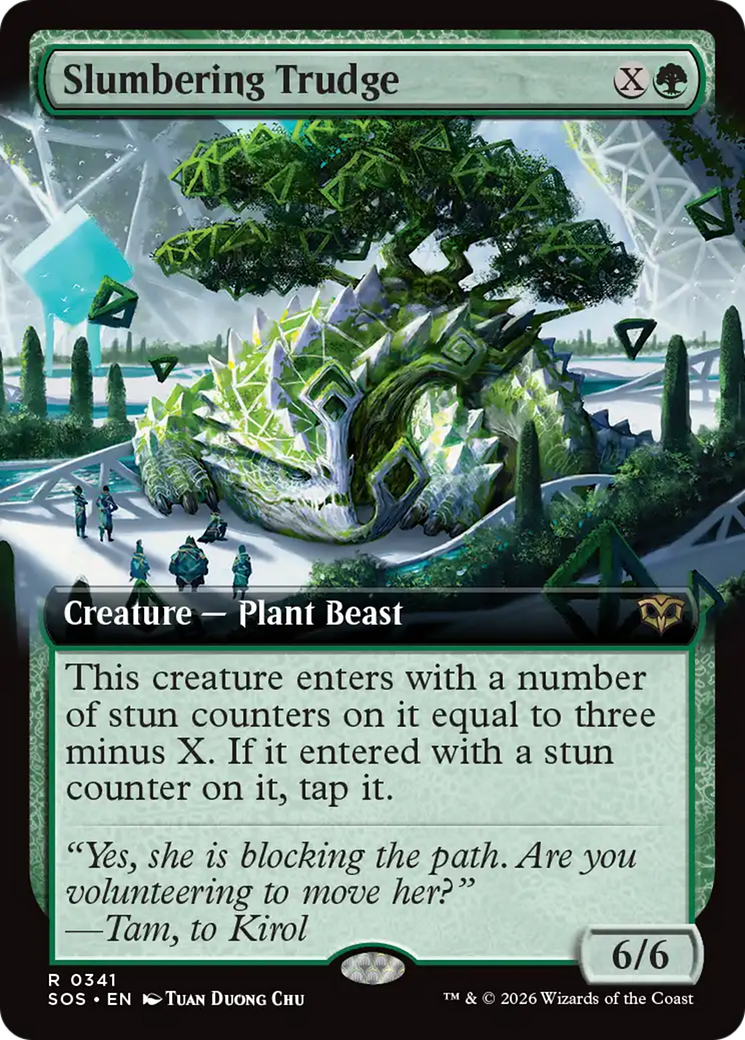 Slumbering Trudge (Extended Art) [Secrets of Strixhaven] | Card Merchant Takapuna