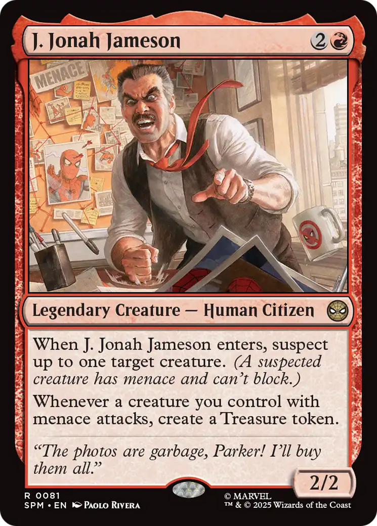 J. Jonah Jameson [Marvel's Spider-Man] | Card Merchant Takapuna