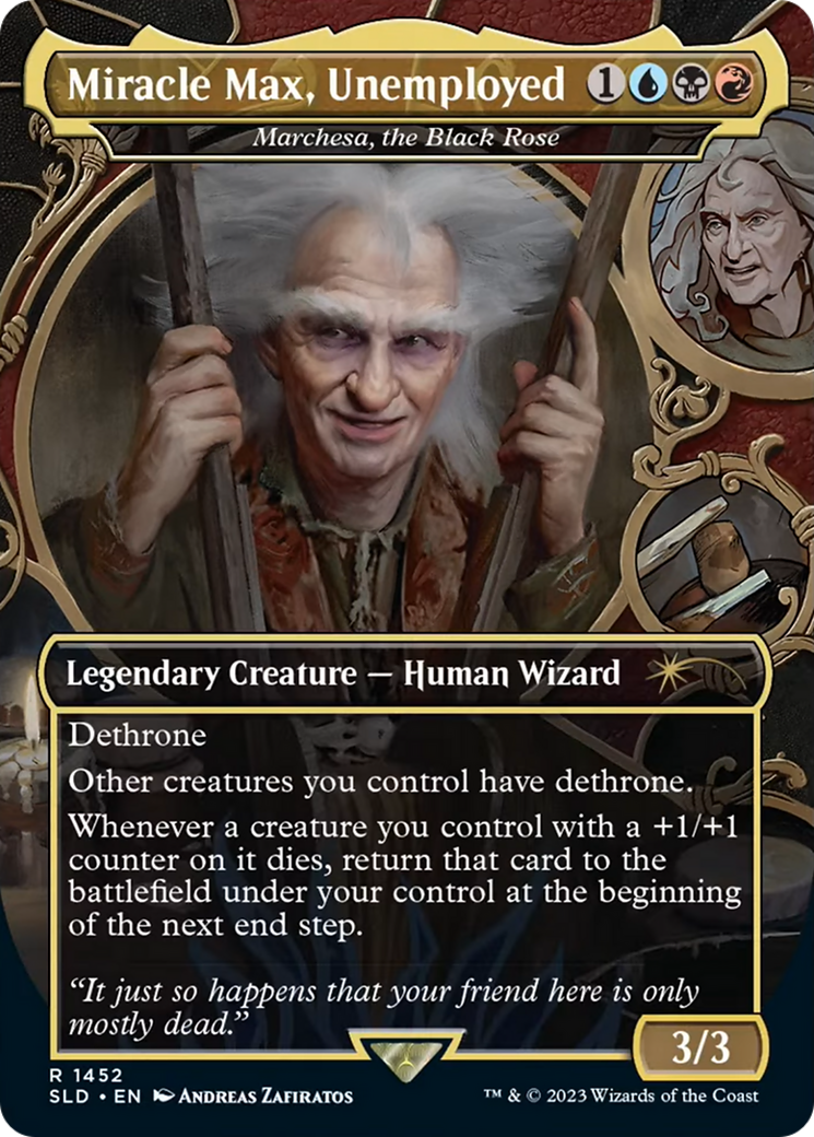 Miracle Max, Unemployed - Marchesa, the Black Rose [Secret Lair Drop Series] | Card Merchant Takapuna