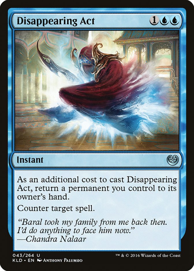 Disappearing Act [Kaladesh] | Card Merchant Takapuna