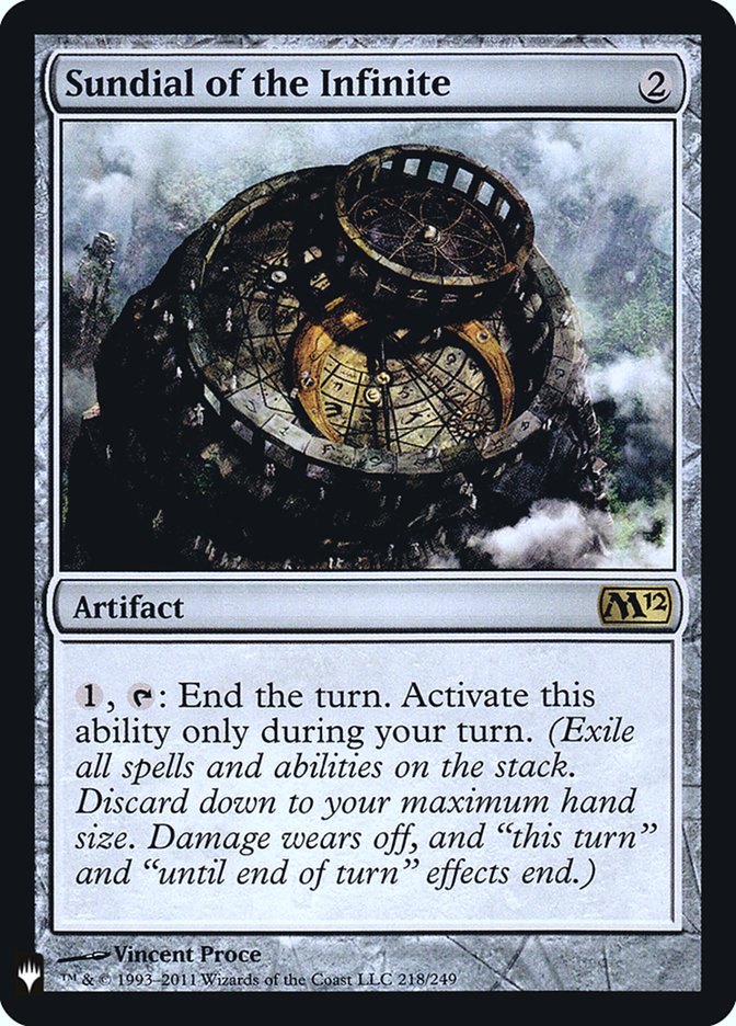 Sundial of the Infinite [Mystery Booster] | Card Merchant Takapuna