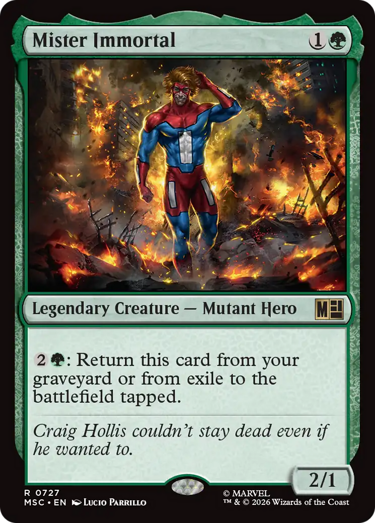 Mister Immortal [Marvel Super Heroes Commander] | Card Merchant Takapuna