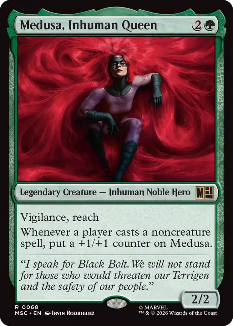 Medusa, Inhuman Queen (Surge Foil) [Marvel Super Heroes Commander] | Card Merchant Takapuna