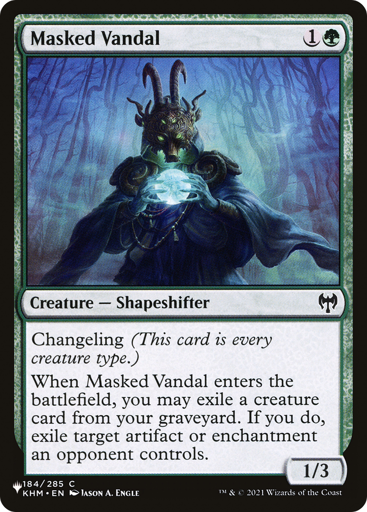 Masked Vandal [The List] | Card Merchant Takapuna