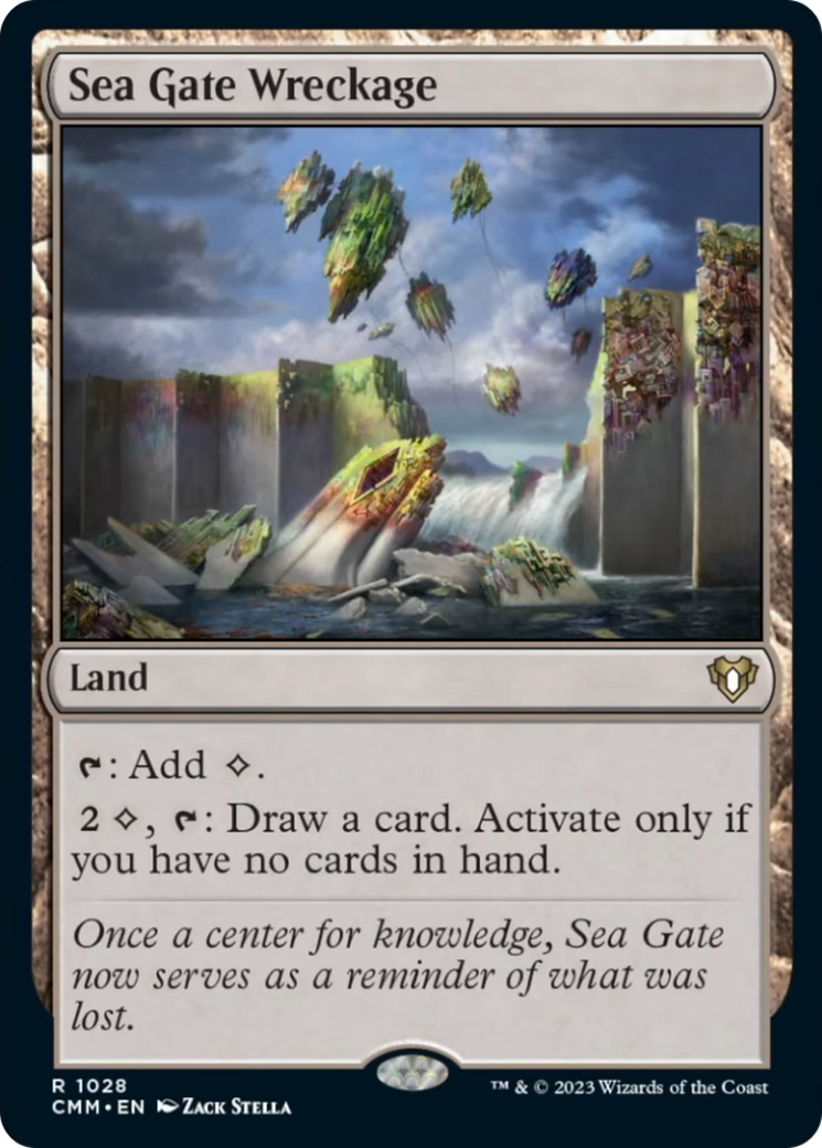 Sea Gate Wreckage [Commander Masters] | Card Merchant Takapuna