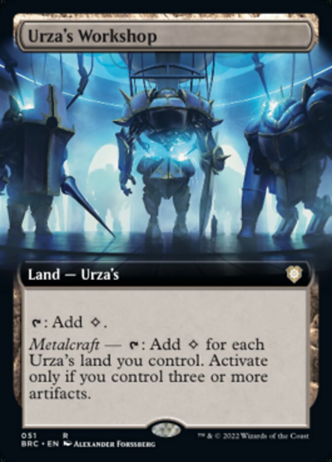 Urza's Workshop (Extended Art) [The Brothers' War Commander] | Card Merchant Takapuna